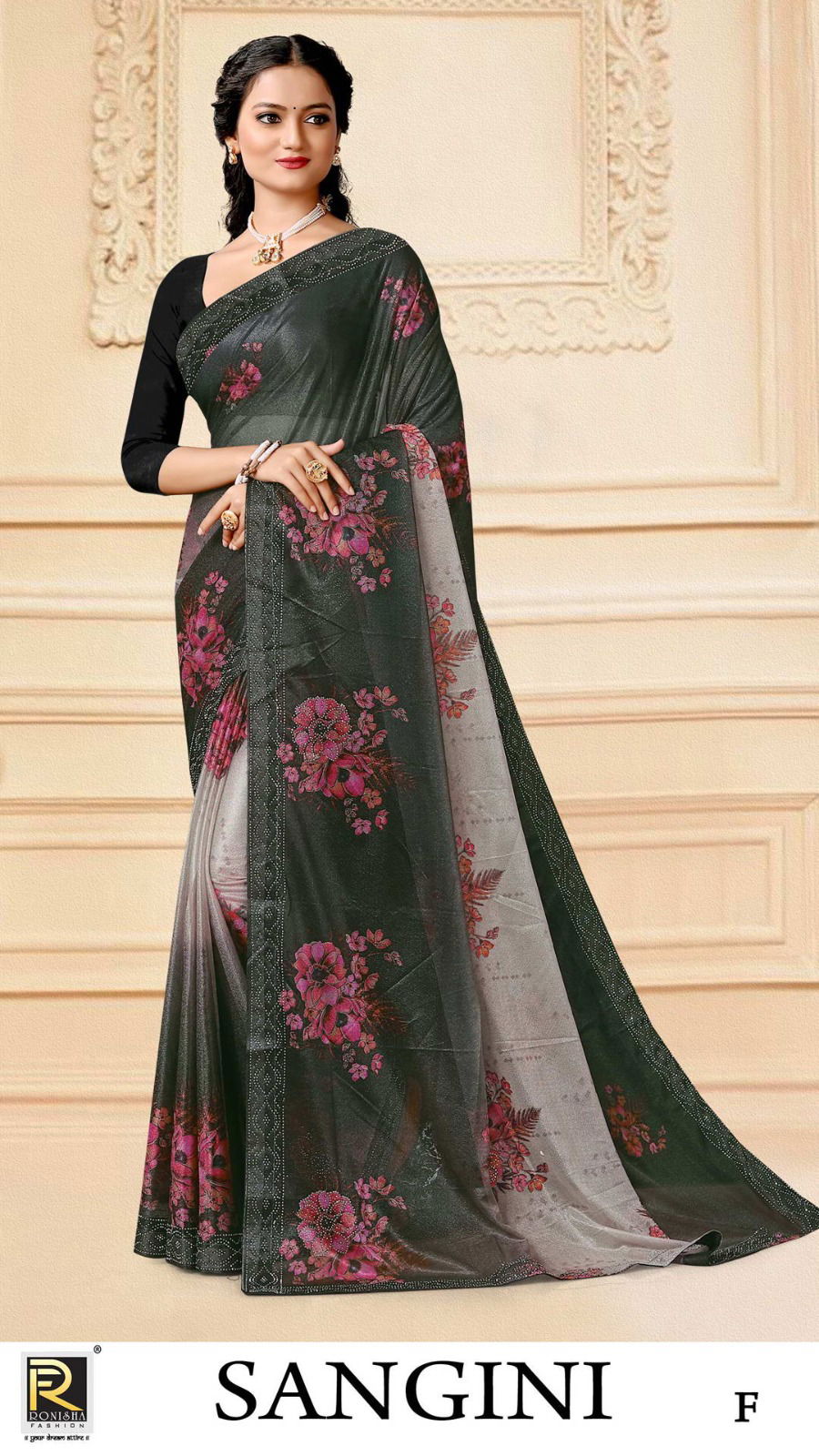 Sangini By Ronisha Lycra Printed Sarees Catalog